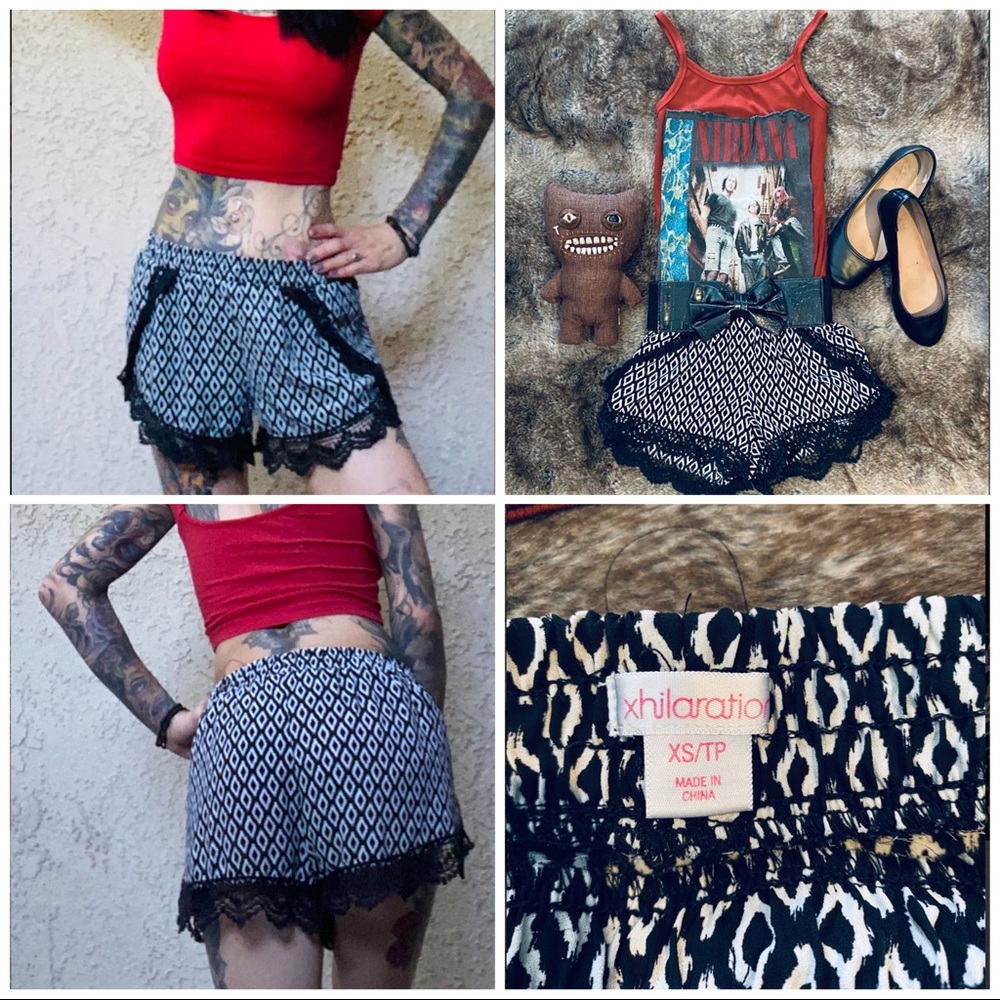 Loose Polyester Decorative Shorts